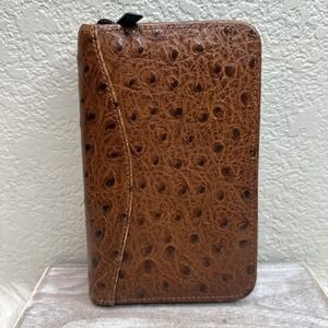 $45 🌙 Scully Western Address Book Exotic Print Leather 7 X 4 X 1 + PEN NEW